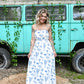 Scalloped Sea Midi Dress - She Chester
