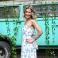 Scalloped Sea Midi Dress - She Chester