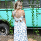Scalloped Sea Midi Dress - She Chester