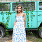 Scalloped Sea Midi Dress - She Chester
