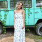 Scalloped Sea Midi Dress - She Chester