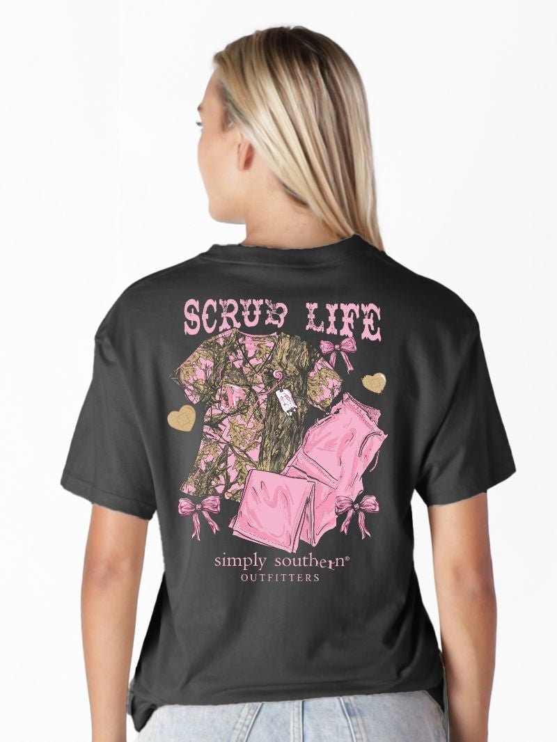 Scrub Life Camo SS Tee - She Chester