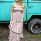 Sea You Later Strapless Dress - She Chester