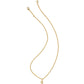 SEAHORSE SHORT PENDANT NECKLACE GOLD METAL - She Chester