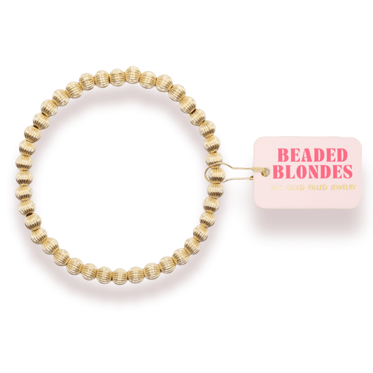 Serenity 5mm Fluted Bracelet: Standard 6.75 inch - She Chester