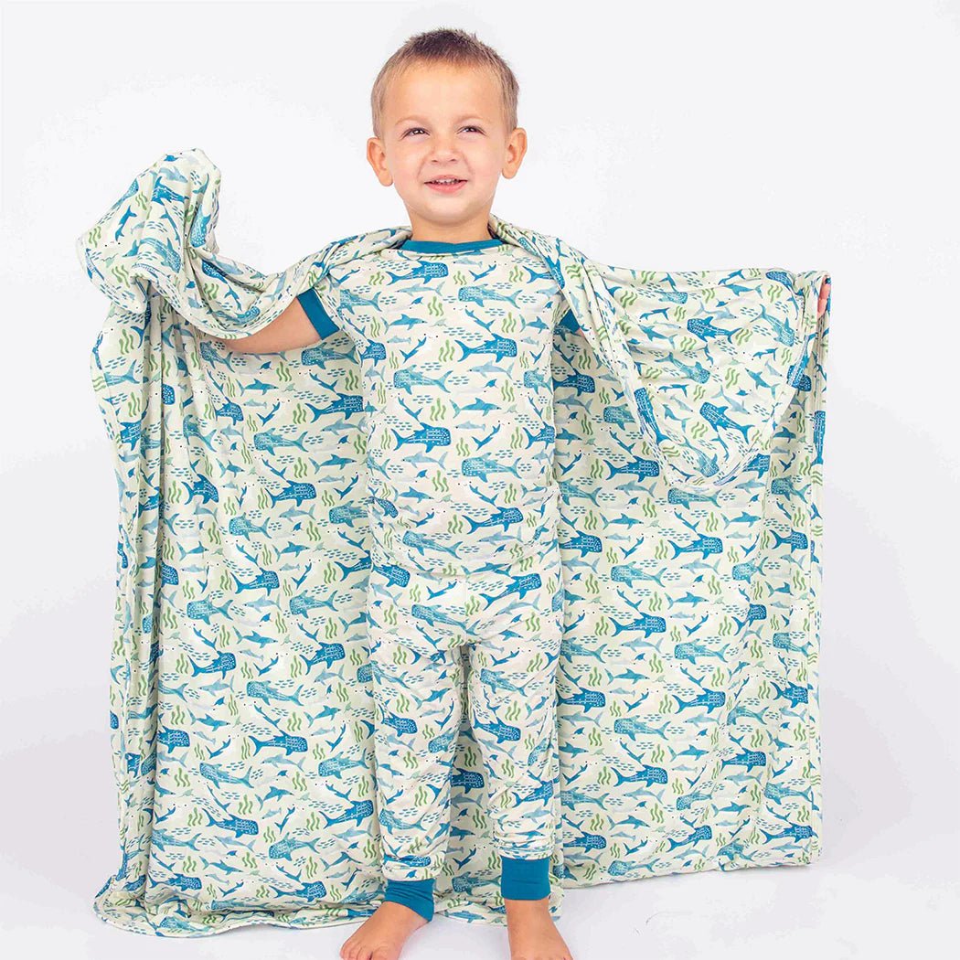 Shark Friends Luxury Bamboo Blanket - She Chester