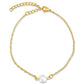 Shayla Dainty Pearl Chain Bracelet - She Chester