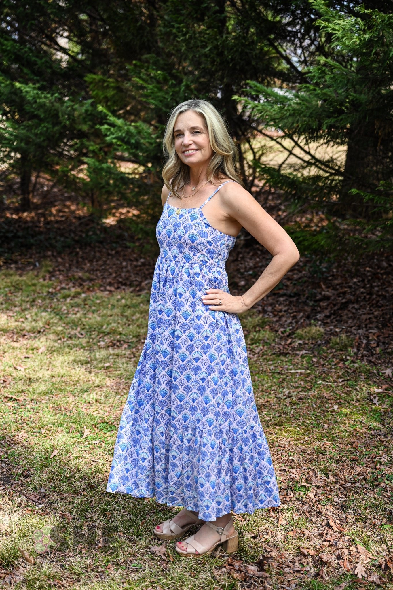 Shell Midi Dress - She Chester