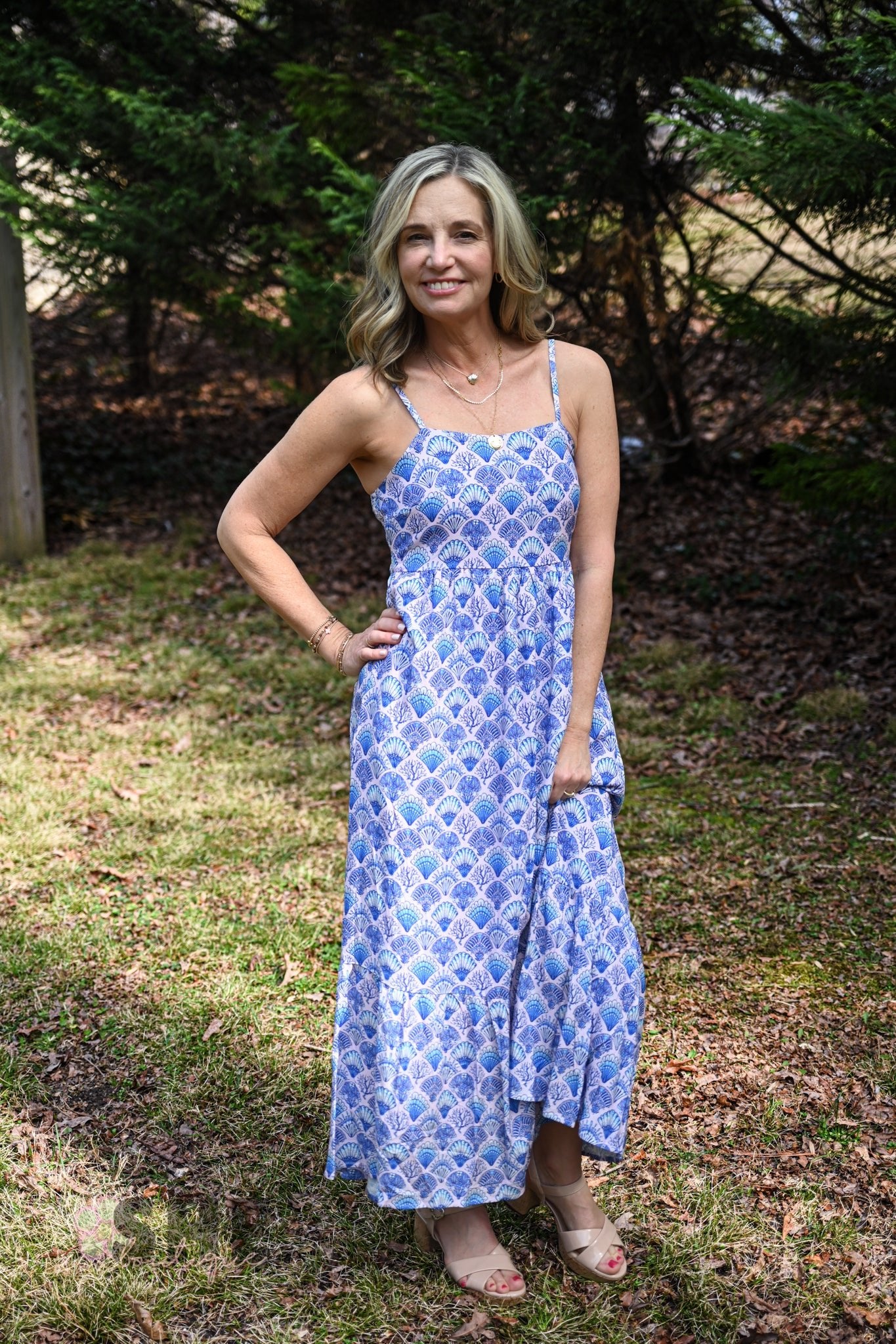 Shell Midi Dress - She Chester