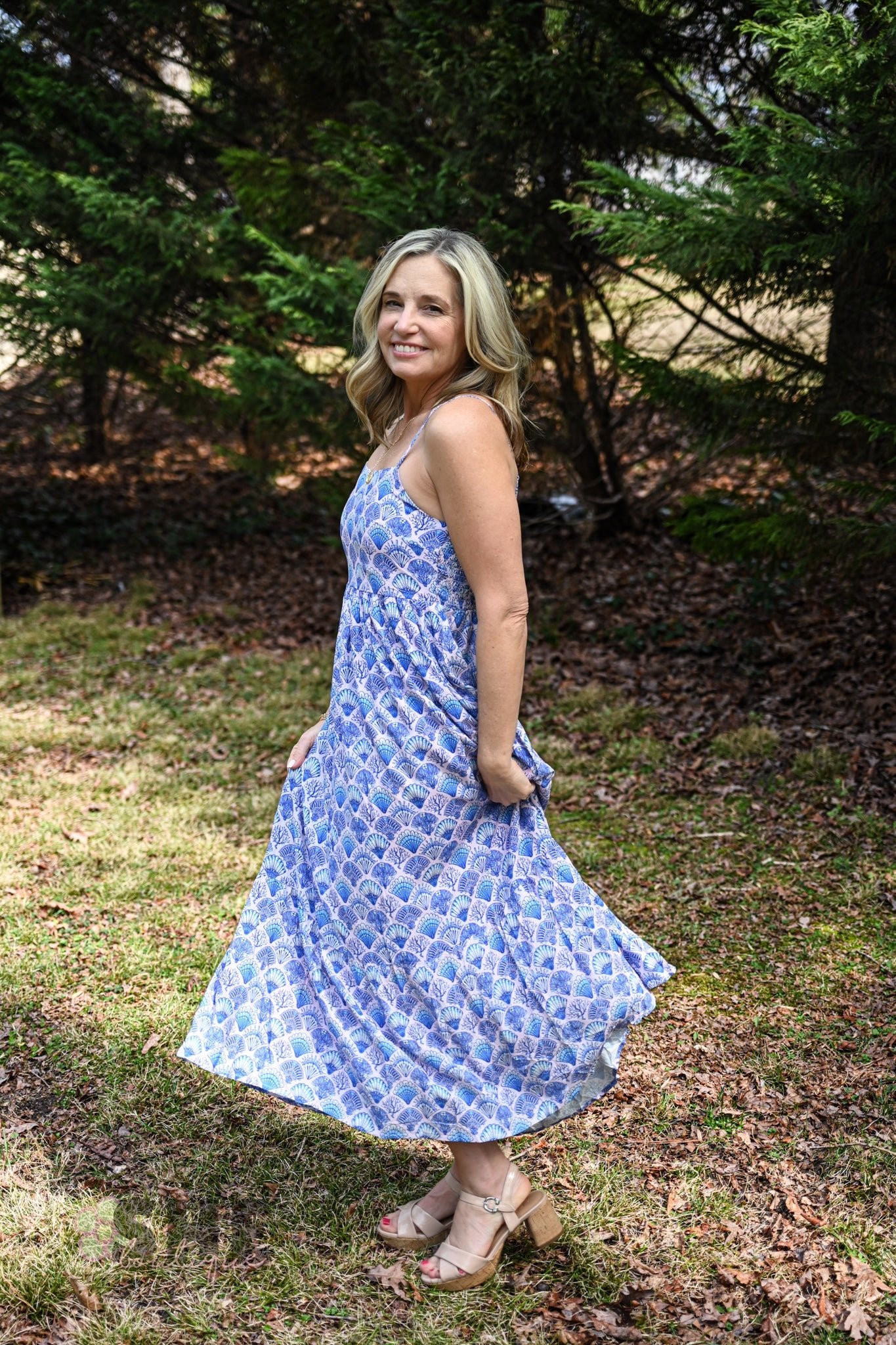 Shell Midi Dress - She Chester