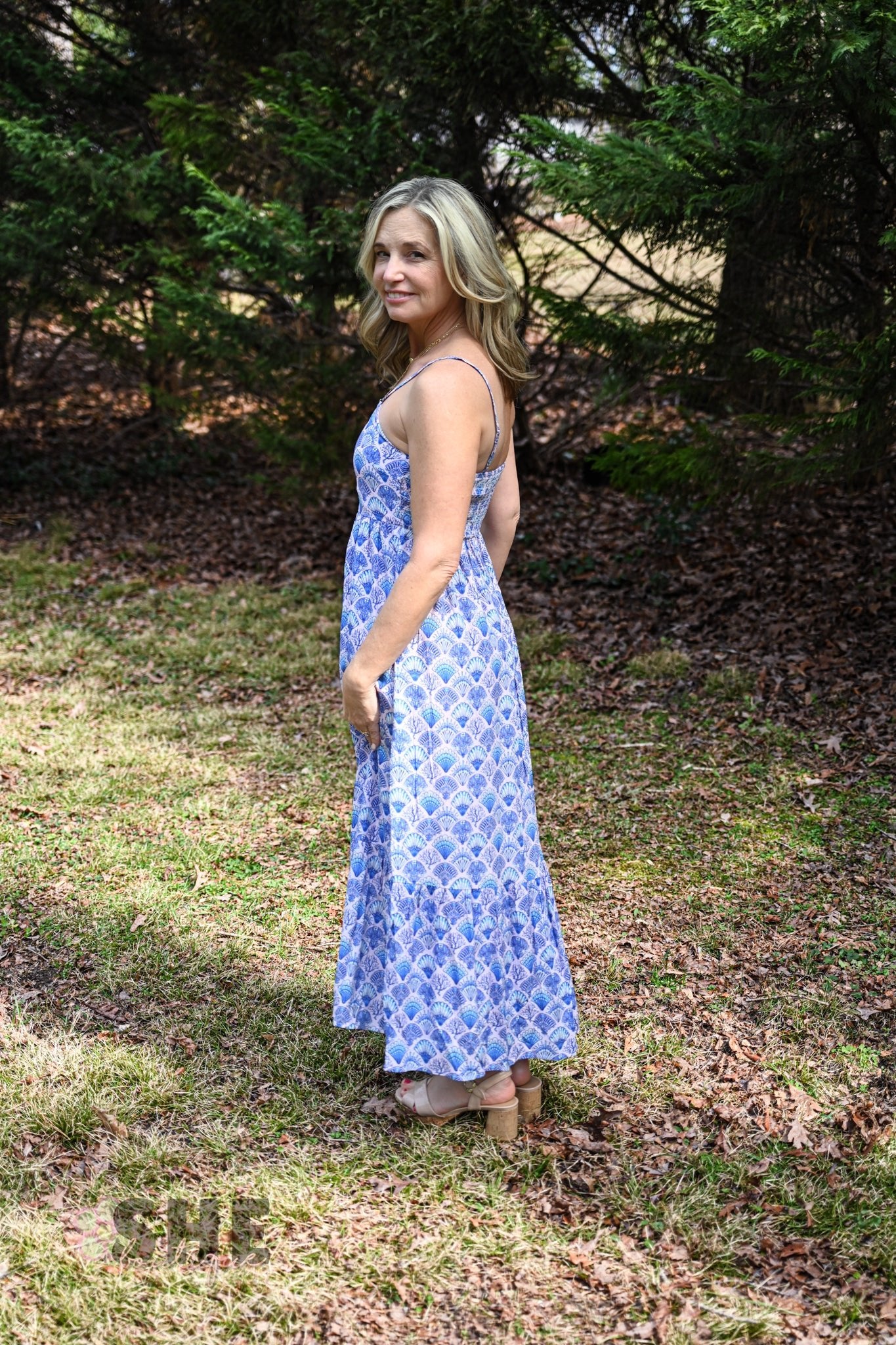 Shell Midi Dress - She Chester