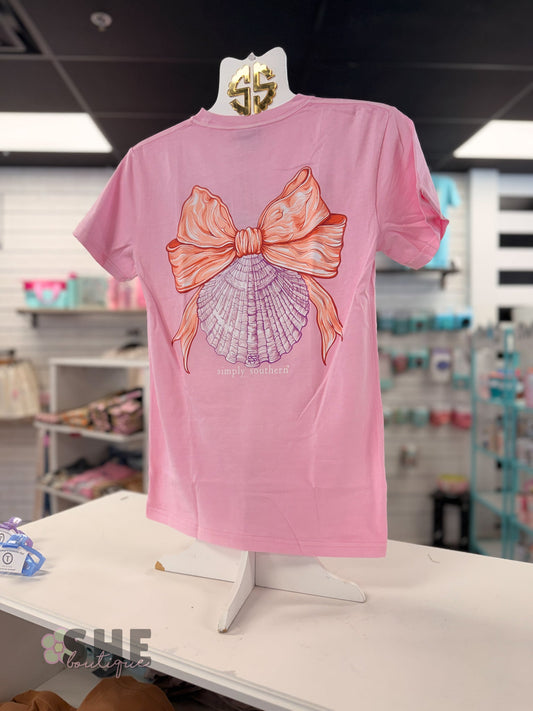 Shell Pink Mineral Wash Tee - She Chester