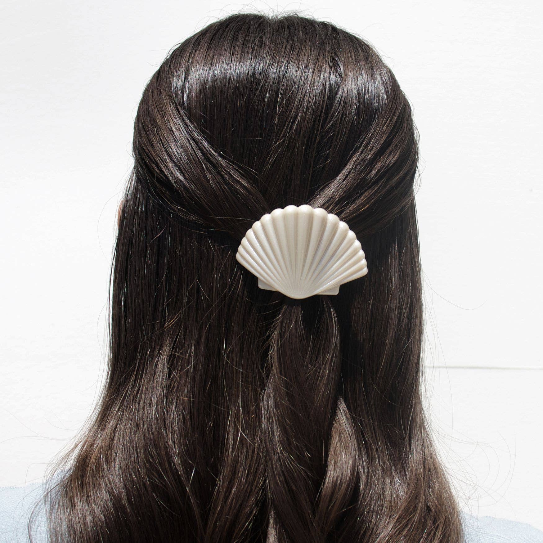 Shimmering Shell | Tiny | Flat Hair Clip - She Chester