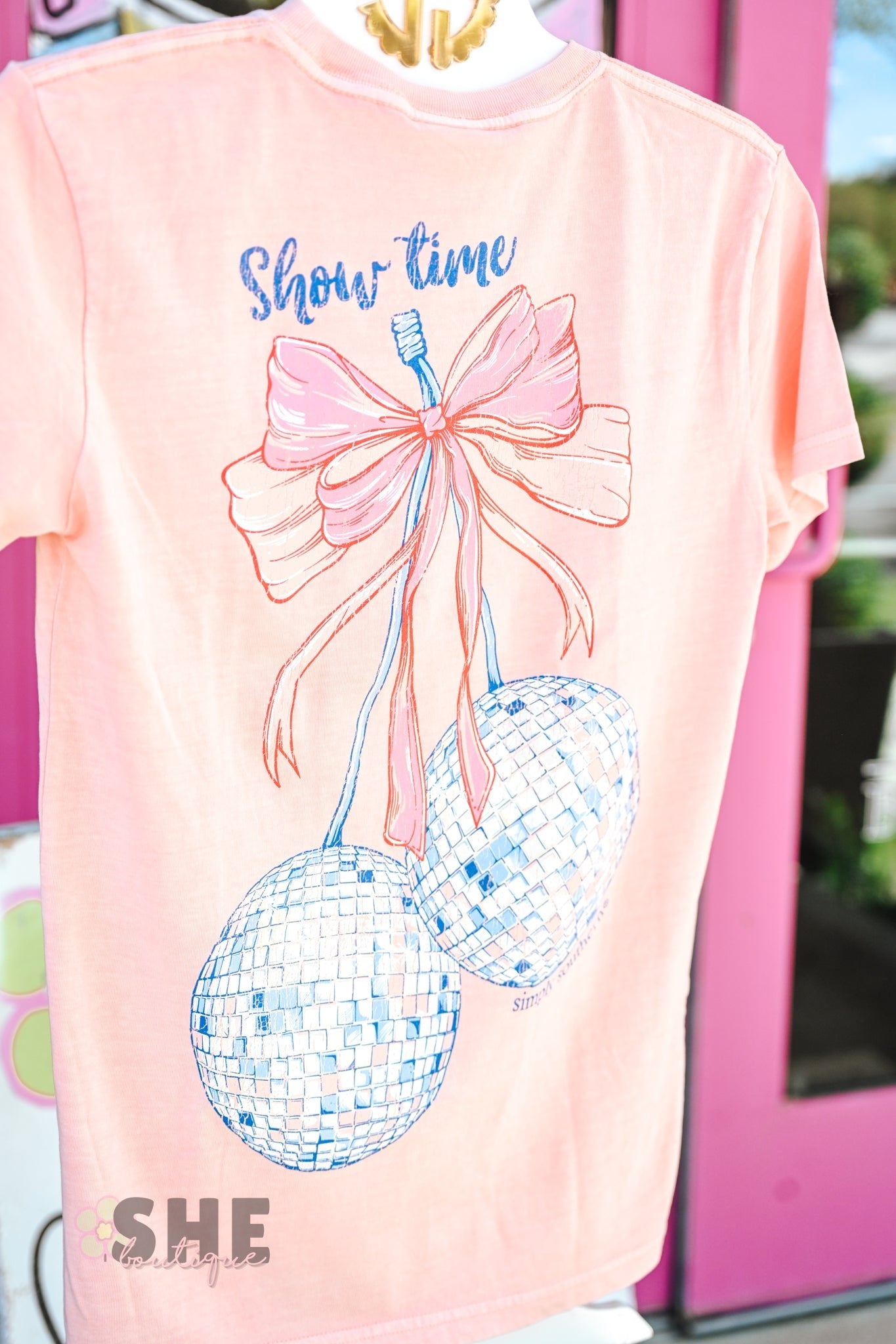 Show Time Disco Short Sleeve Tee - She Chester
