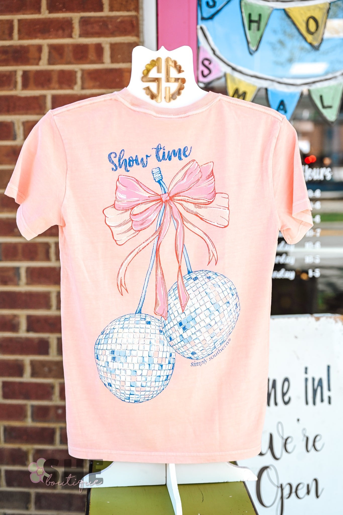 Show Time Disco Short Sleeve Tee - She Chester