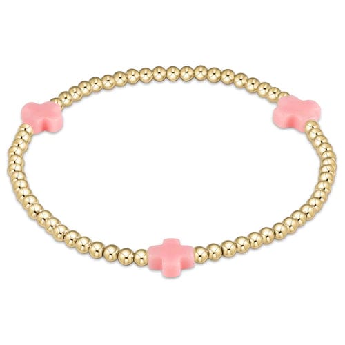 Signature Cross 3mm - Pink - She Chester