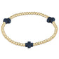 Signature Cross Gold 3mm Navy - She Chester