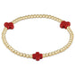 Signature Cross Gold 3mm Red - She Chester