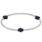 Signature Cross Sterling 2mm Navy - She Chester