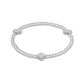 Signature Cross Sterling 3mm Bead Bracelet - She Chester