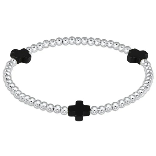 Signature Cross Sterling 3MM Onyx - She Chester
