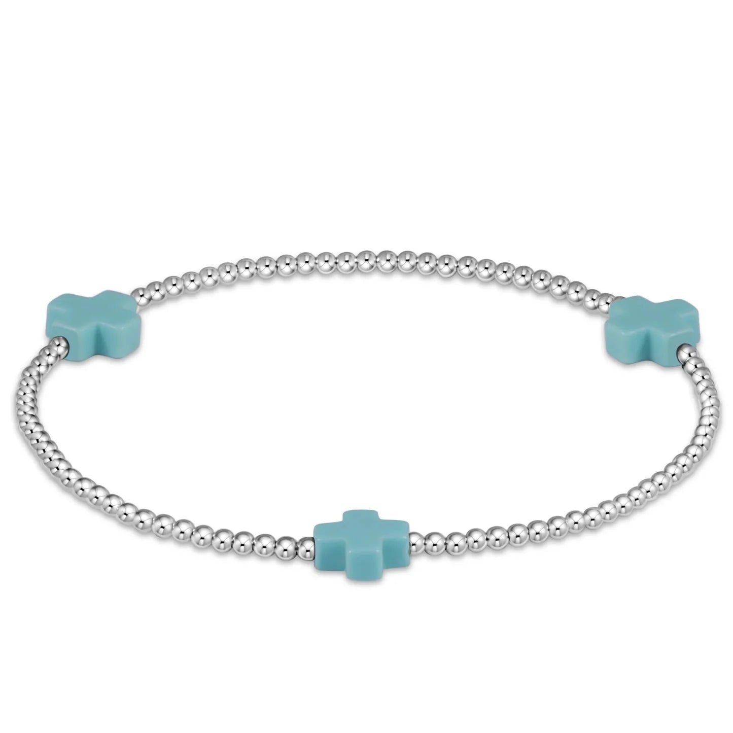 Signature Cross Sterling 3mm Turquoise - She Chester