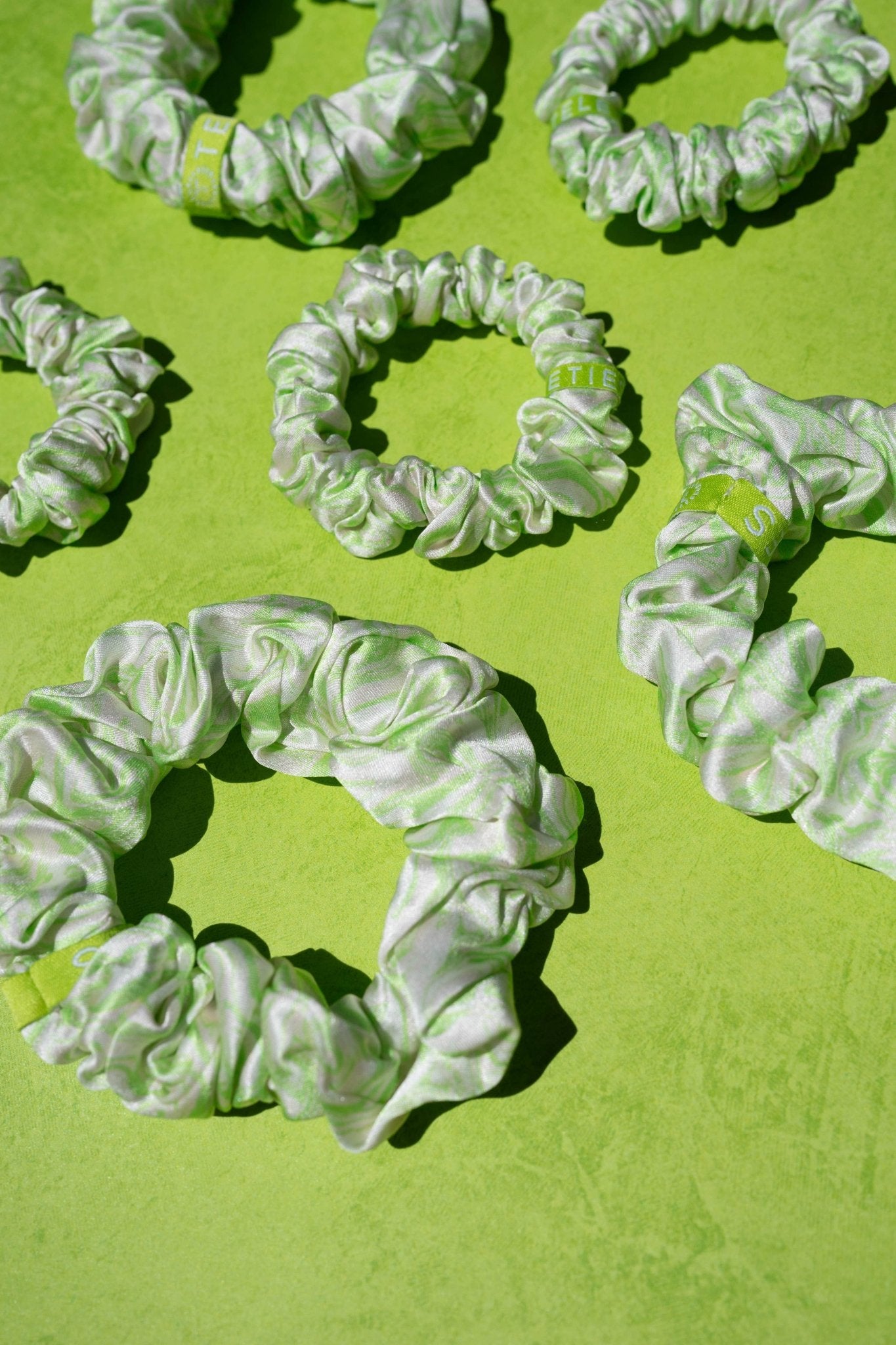 Silk Hair Scrunchie | Large | Lost My Marbles - She Chester