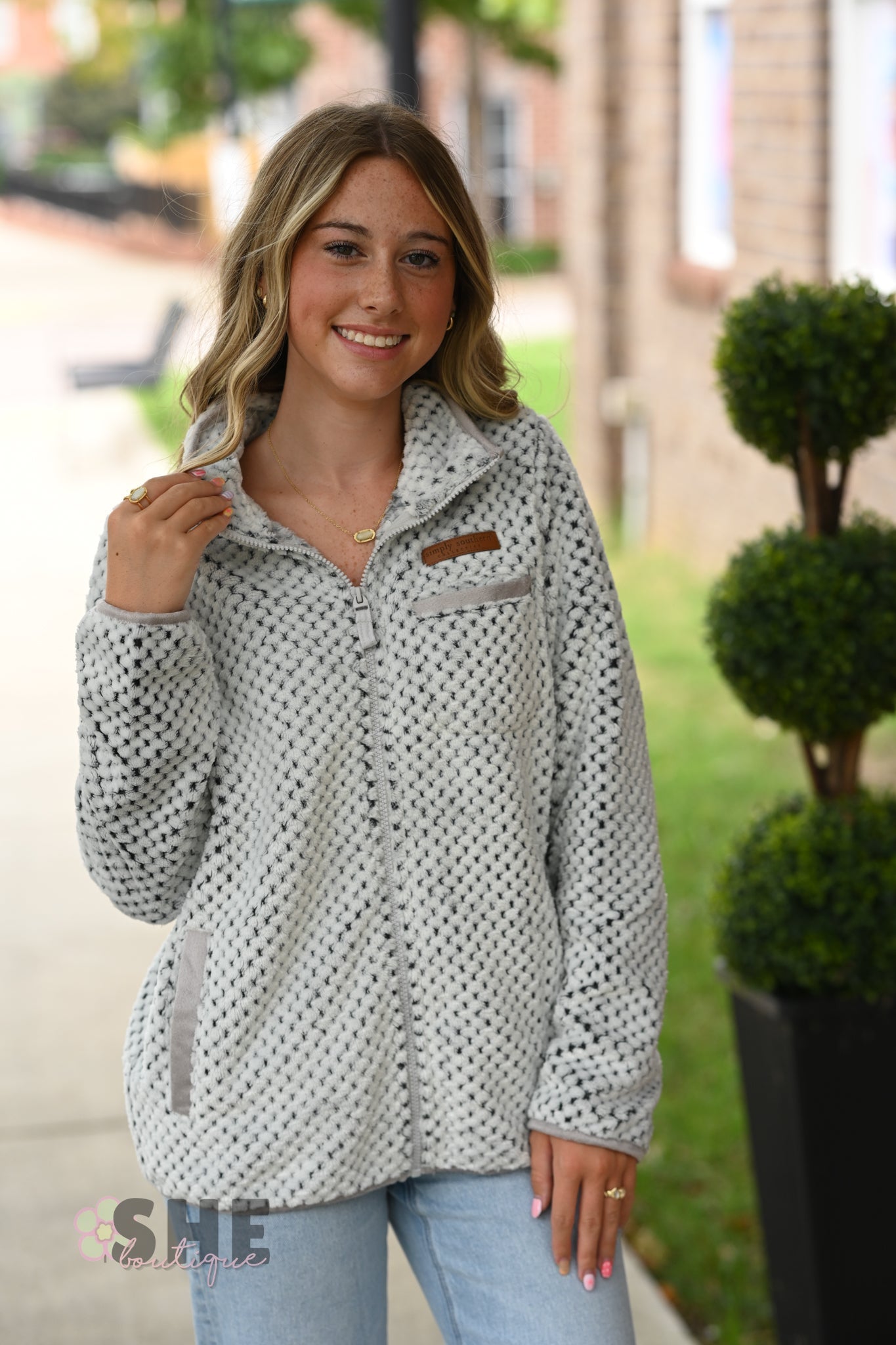 Simply Soft Grey Pull On - She Chester