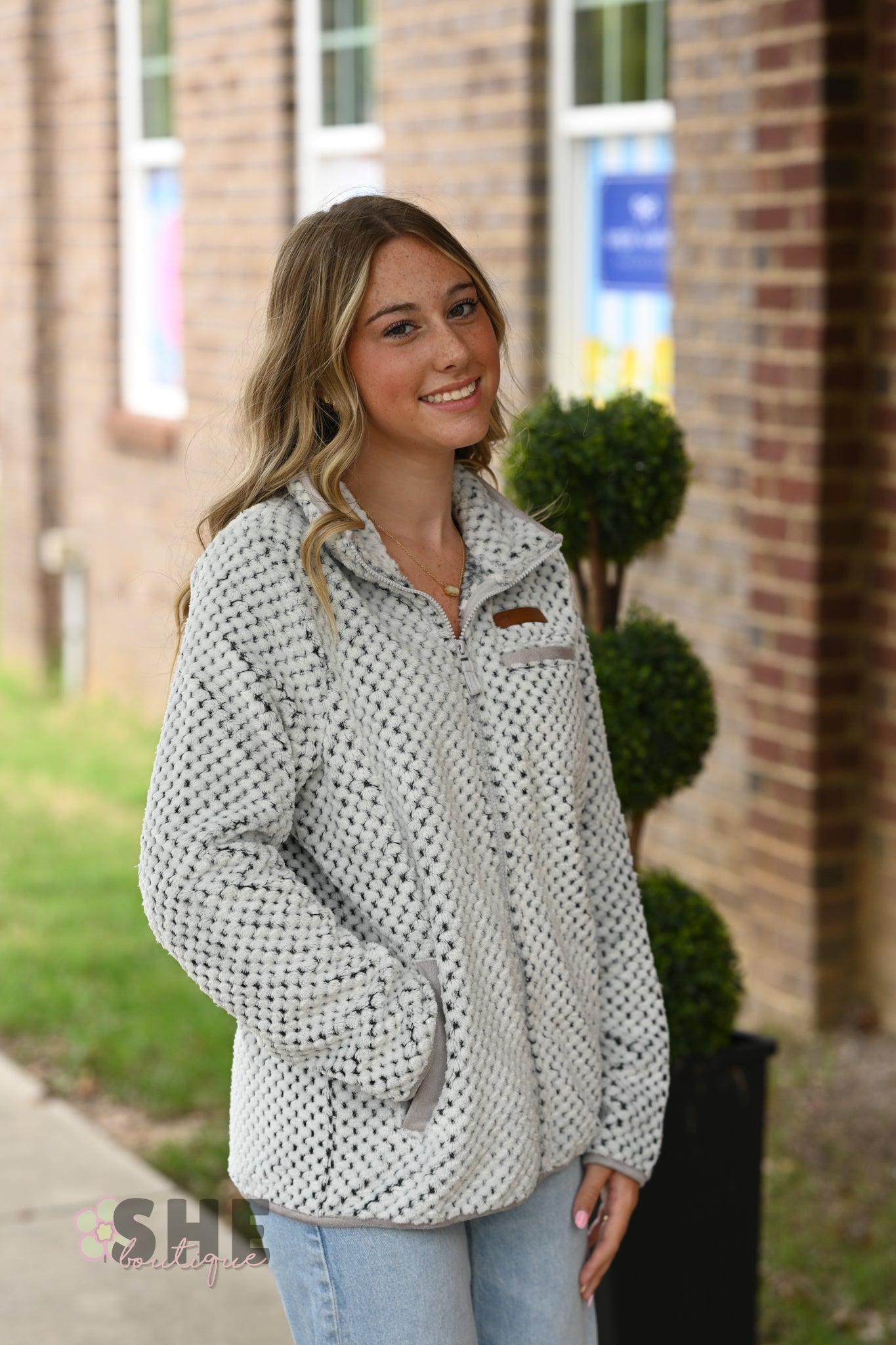 Simply Soft Grey Pull On - She Chester
