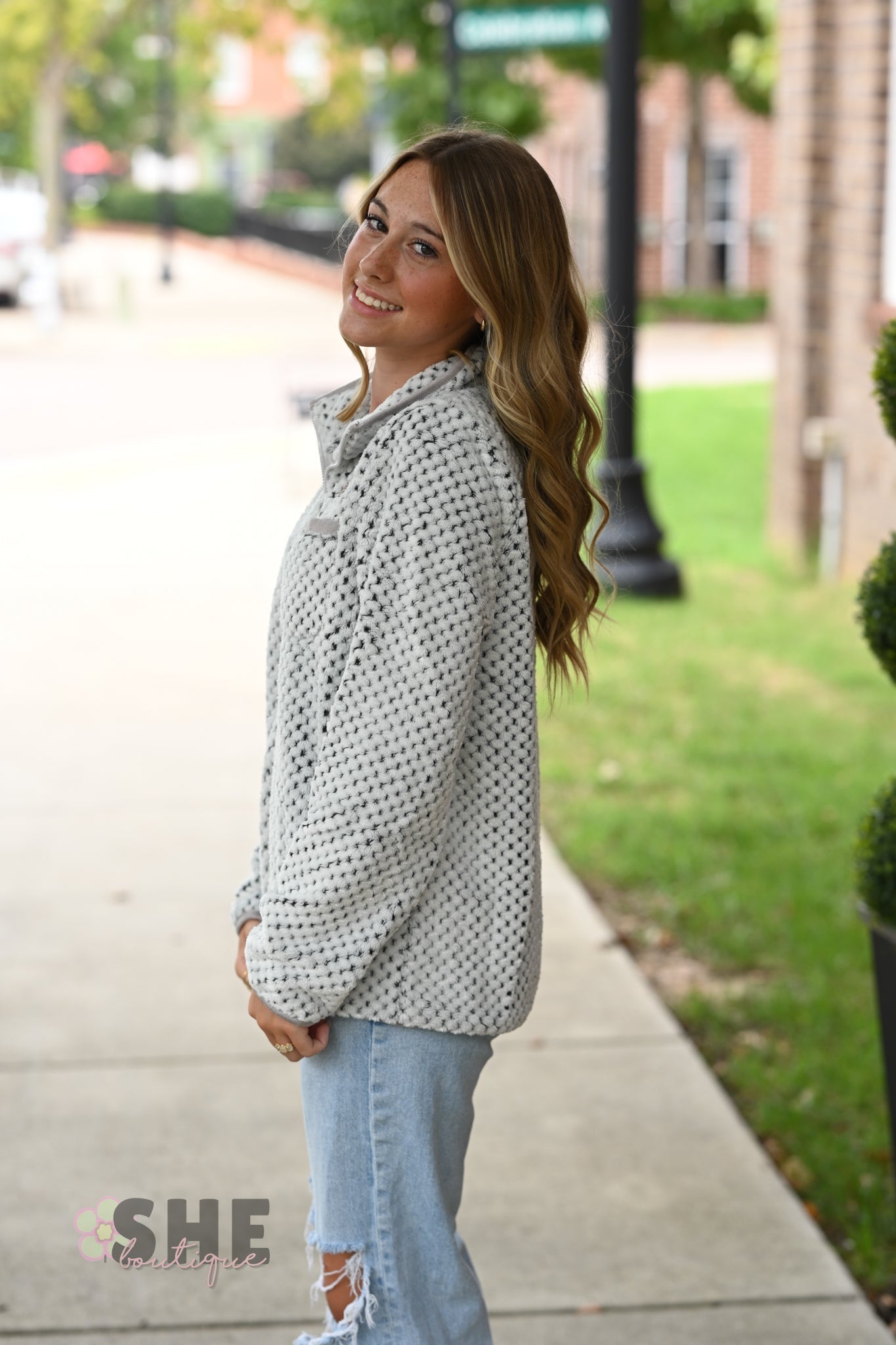 Simply Soft Grey Pull On - She Chester