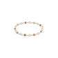 Sincerity Gemstone & Pearl 4mm Bracelet - Botswana Agate - She Chester