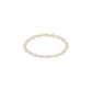 Sincerity Gemstone & Pearl 4mm Bracelet - Mother Of Pearl - She Chester