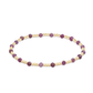 Sincerity Gold 3MM Bracelet - Ruby - She Chester