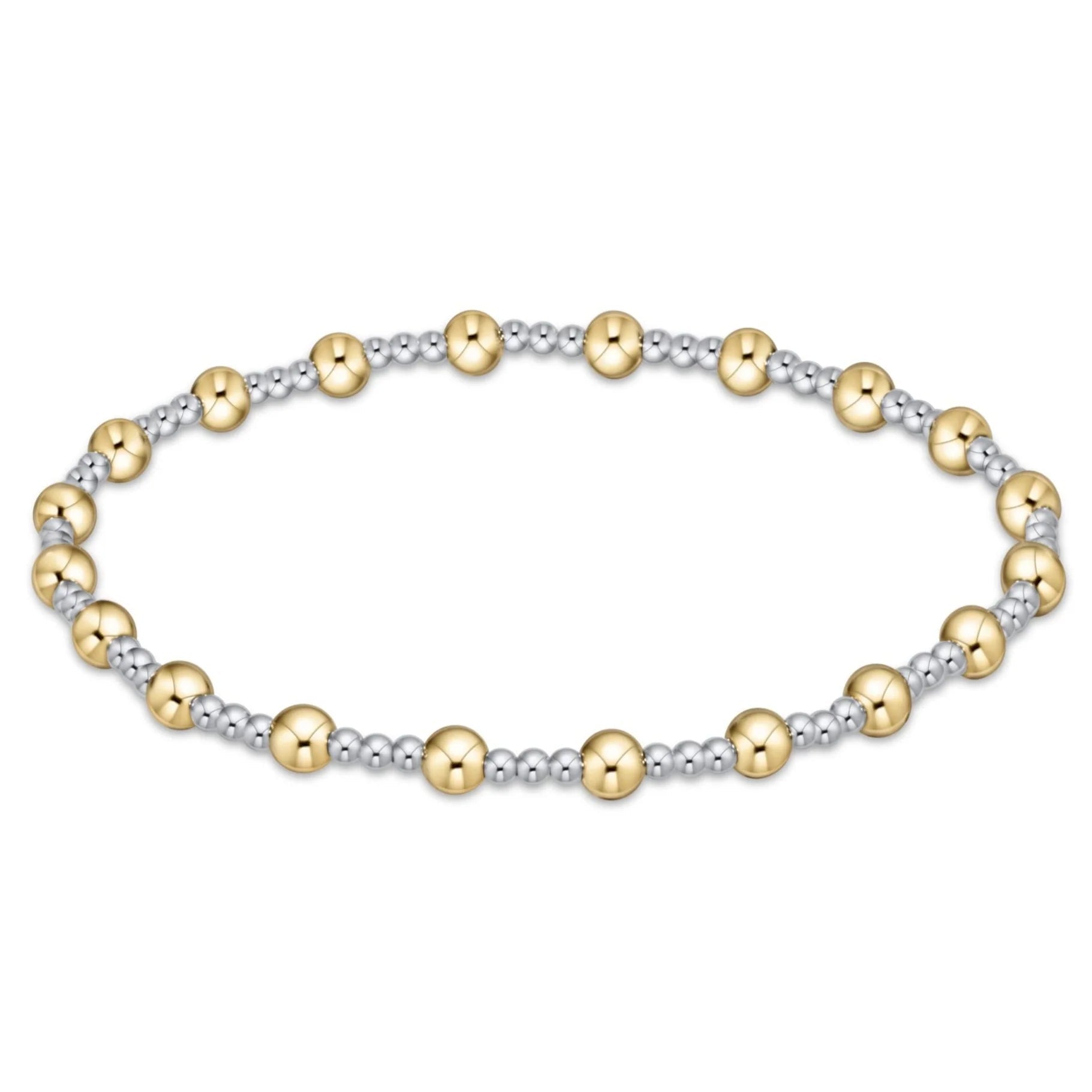 Sincerity Mixed Metal 3mm Bracelet - She Chester