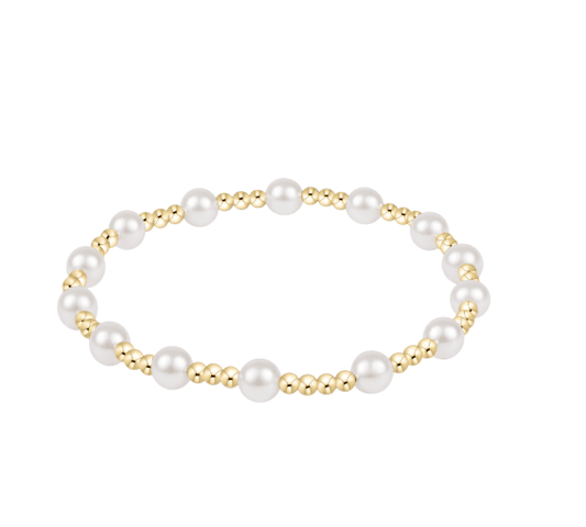 Sincerity Pearl 5mm Bracelet - She Chester