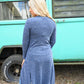 Slate Blue Knit Cardigan - She Chester