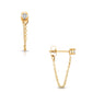Sloane Chain Stud Earring - She Chester
