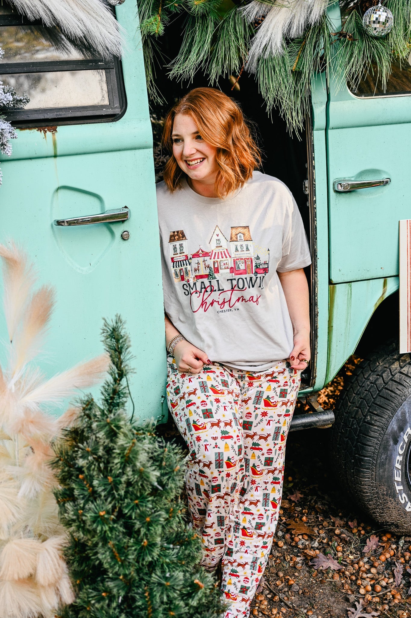 Small Town Christmas Tee - She Chester