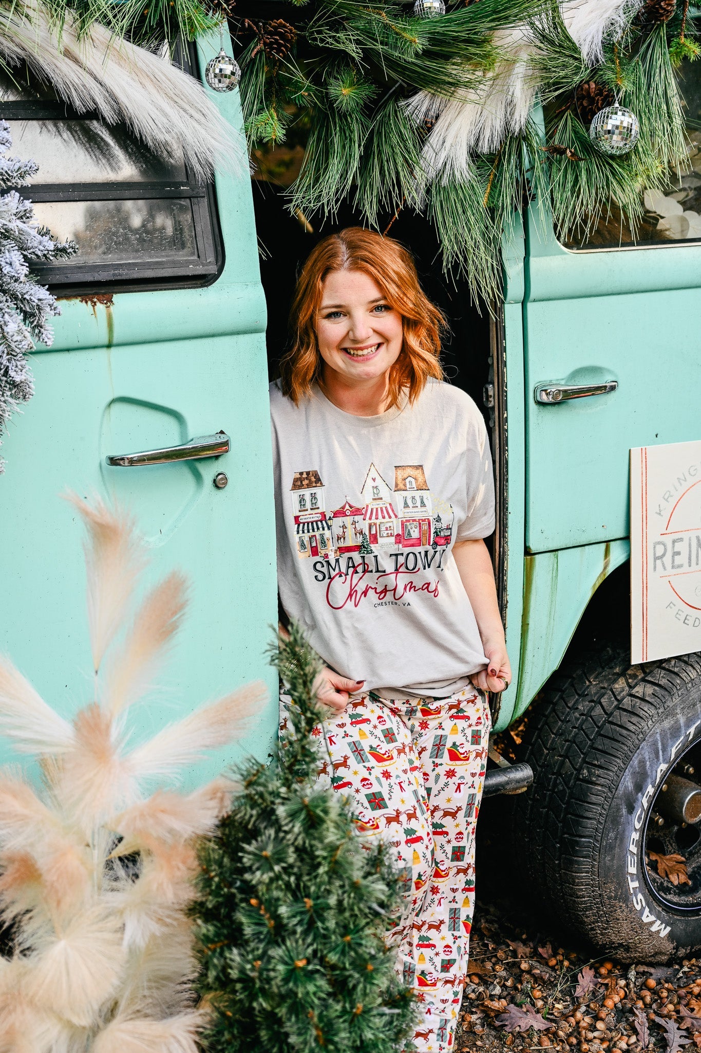Small Town Christmas Tee - She Chester
