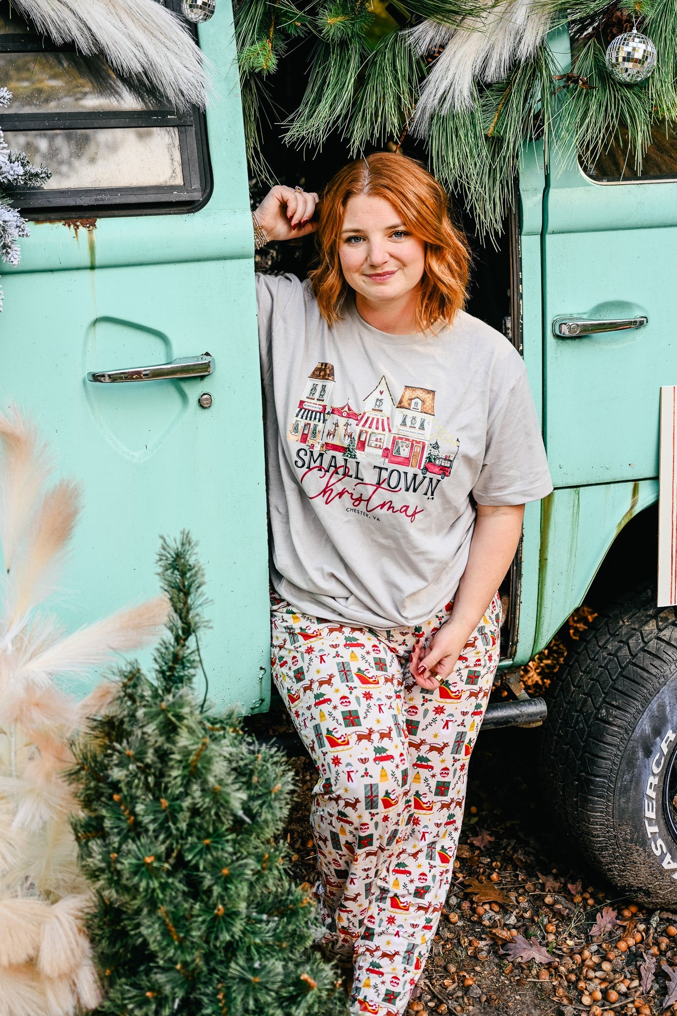 Small Town Christmas Tee - She Chester