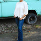 Soft Dreams Cream Scallop Sweater - She Chester