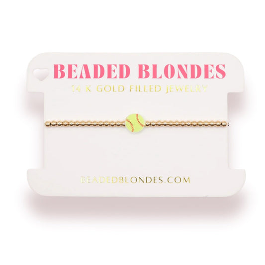 Softball BB Bracelet Standard Size - She Chester