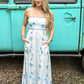 Something Blue Maxi White Sundress - She Chester