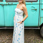 Something Blue Maxi White Sundress - She Chester