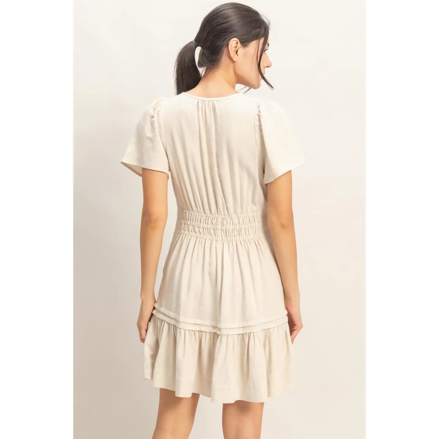 Somner Off White Dress - She Chester