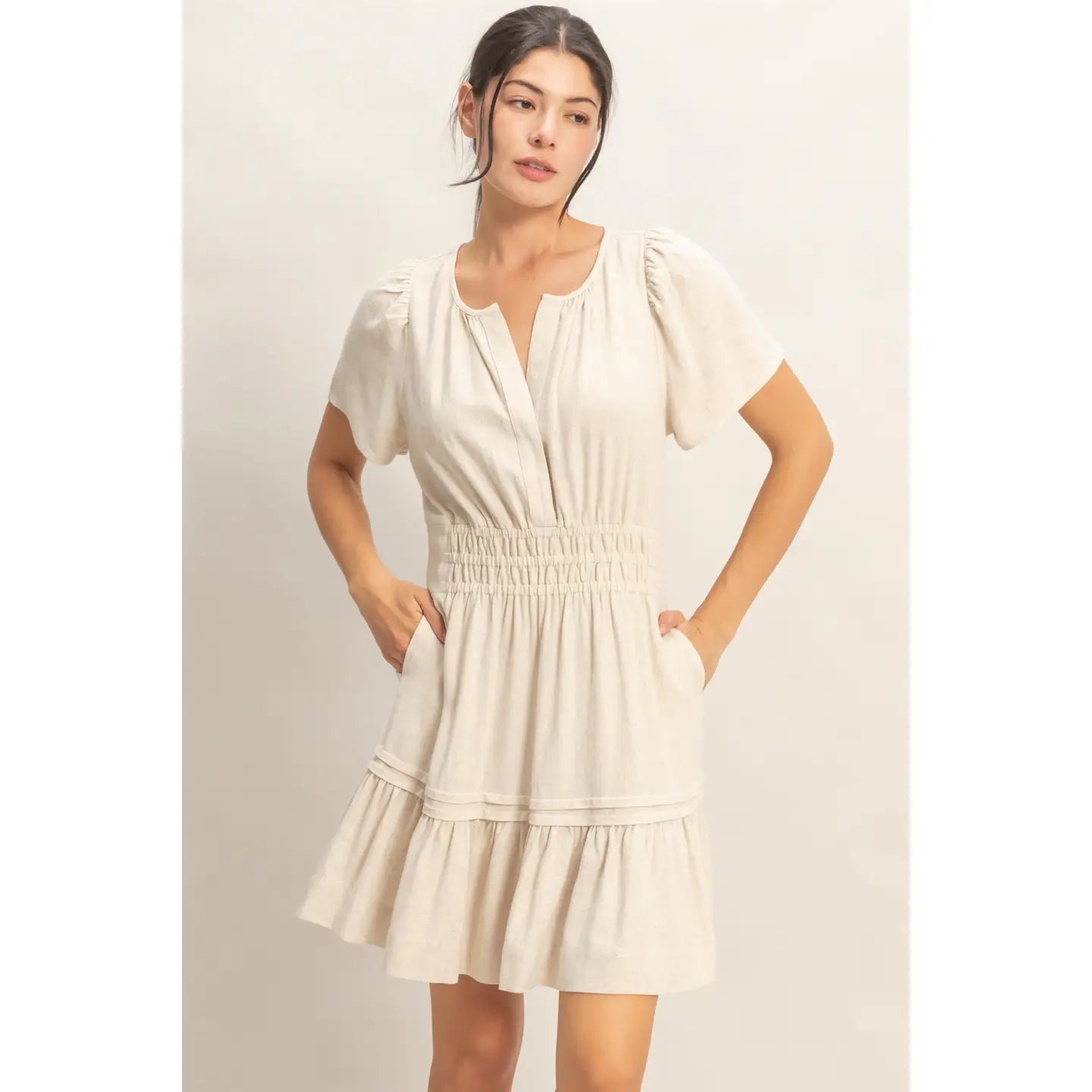 Somner Off White Dress - She Chester
