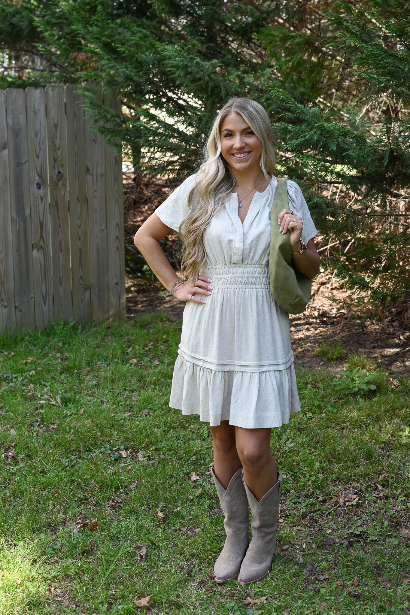 Somner Off White Dress - She Chester
