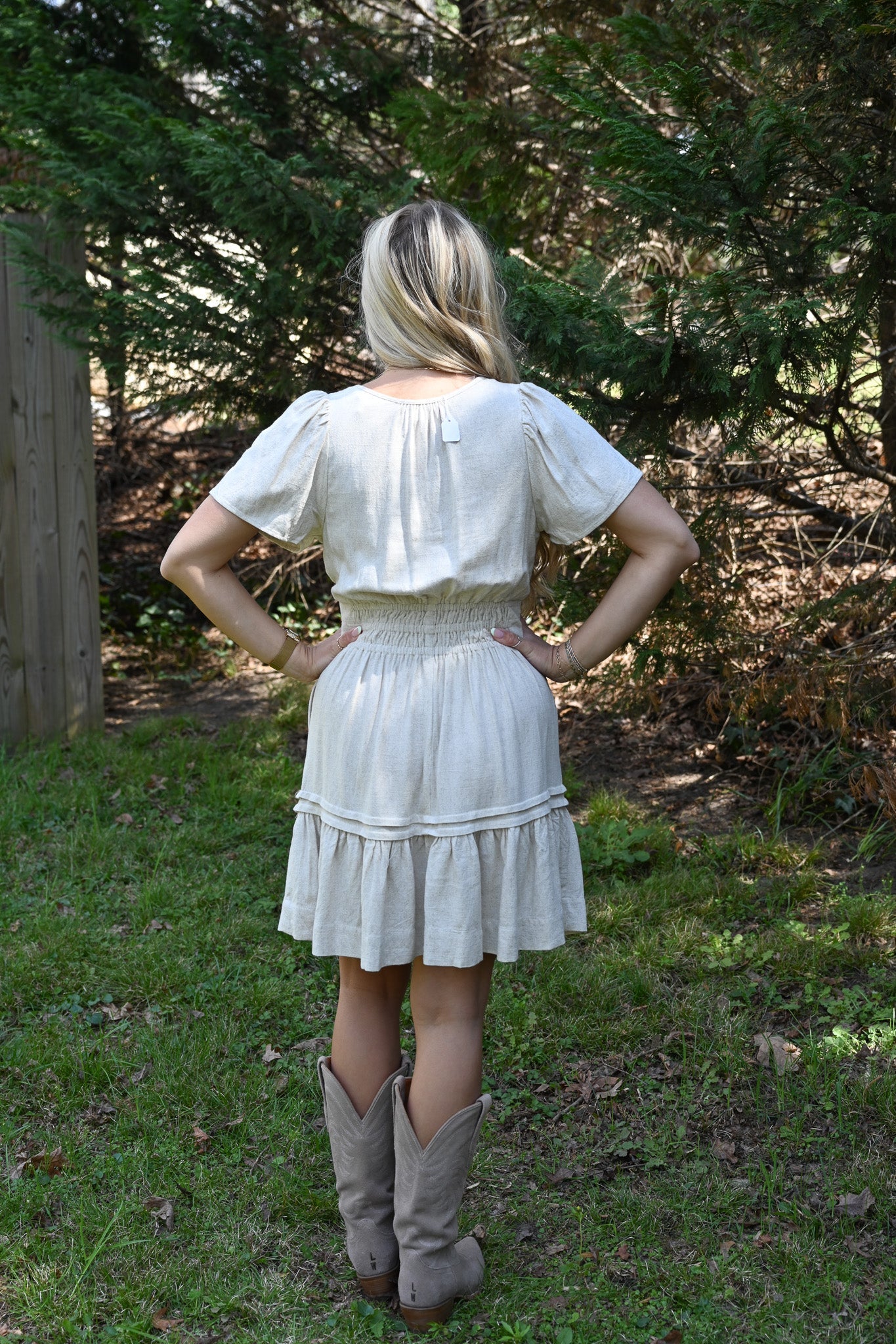 Somner Off White Dress - She Chester