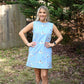Sophee Chambray Embroidered Dress - She Chester