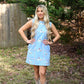 Sophee Chambray Embroidered Dress - She Chester